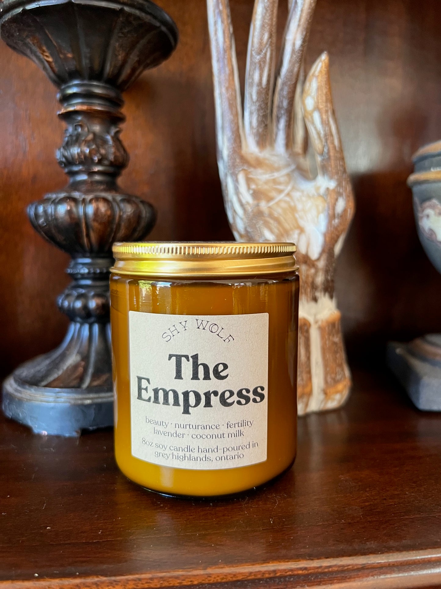 Shy Wolf Candles