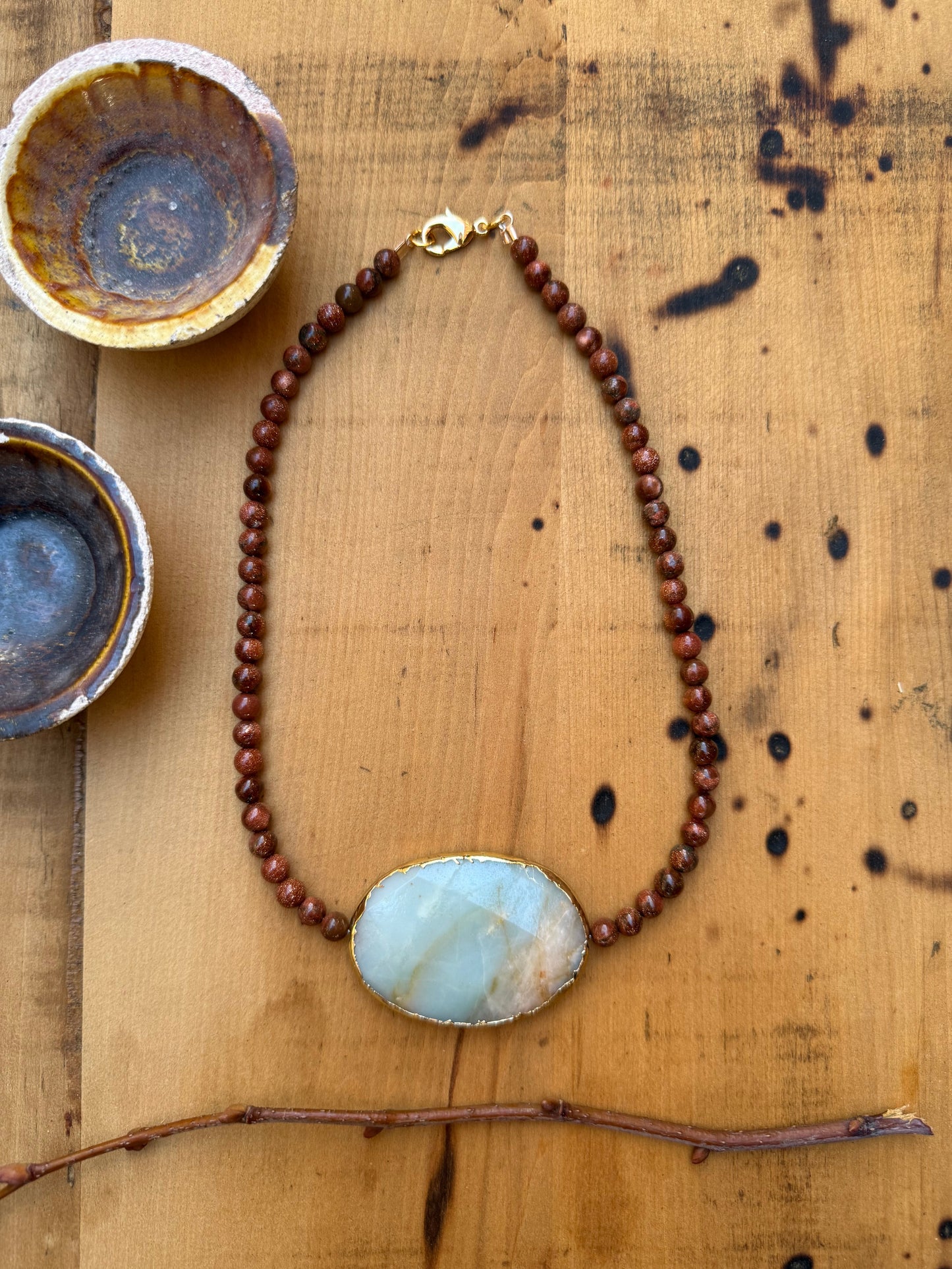 Pyewacket Large Agate Necklace