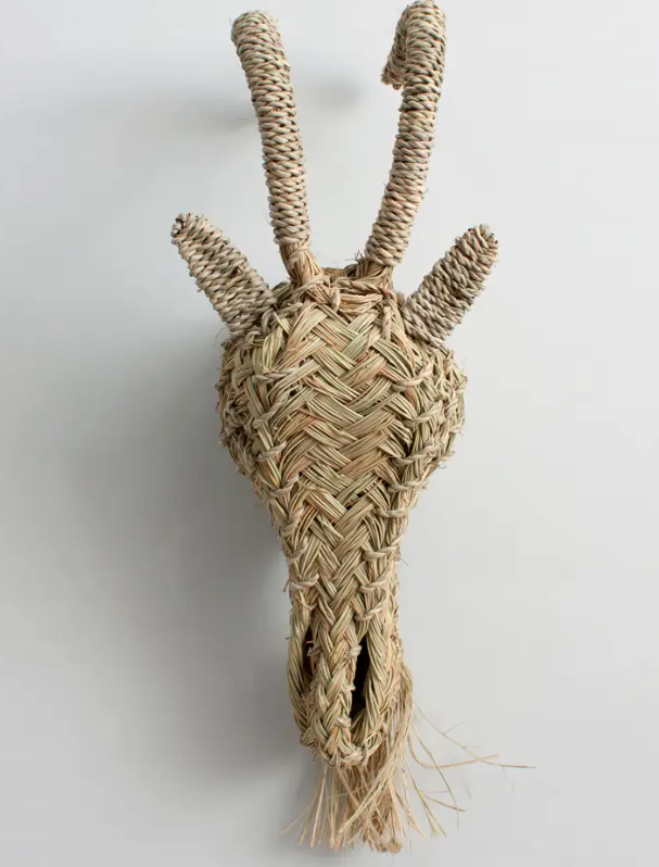 Handwoven Animal Heads