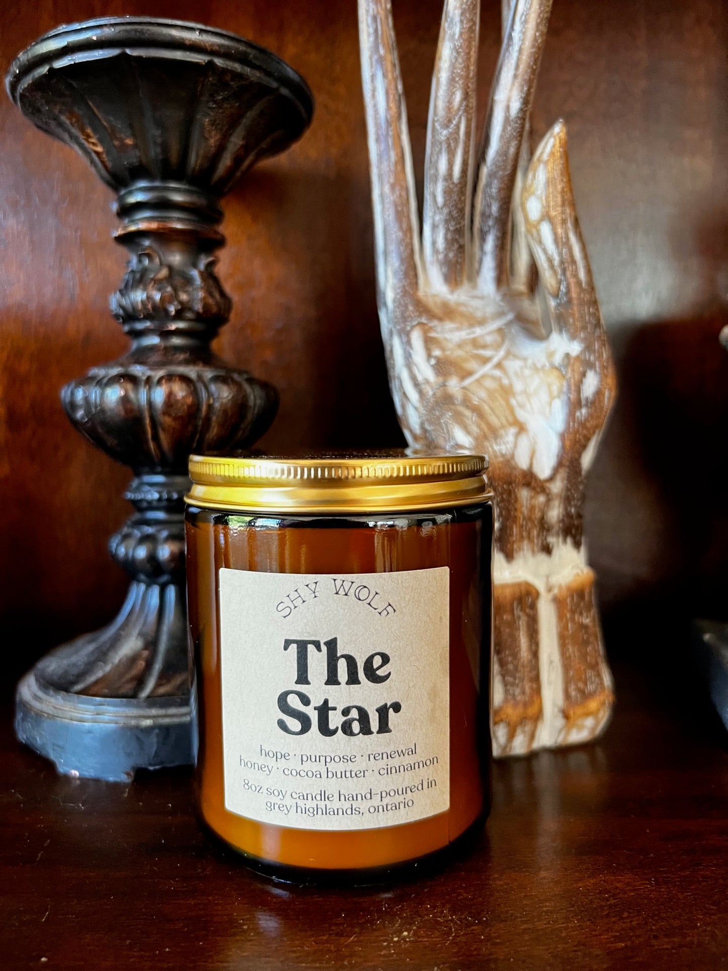 Shy Wolf Candles