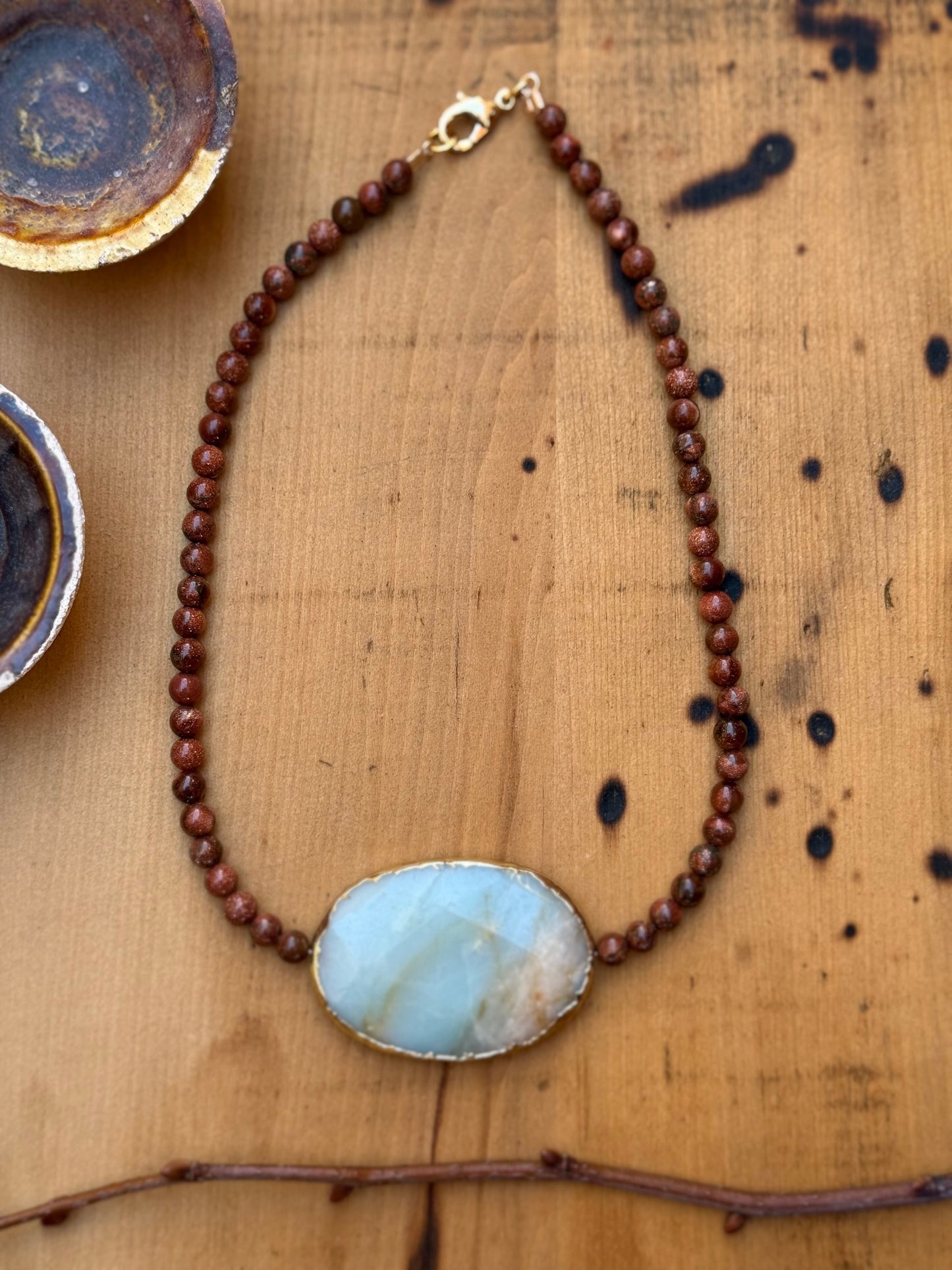 Pyewacket Large Agate Necklace