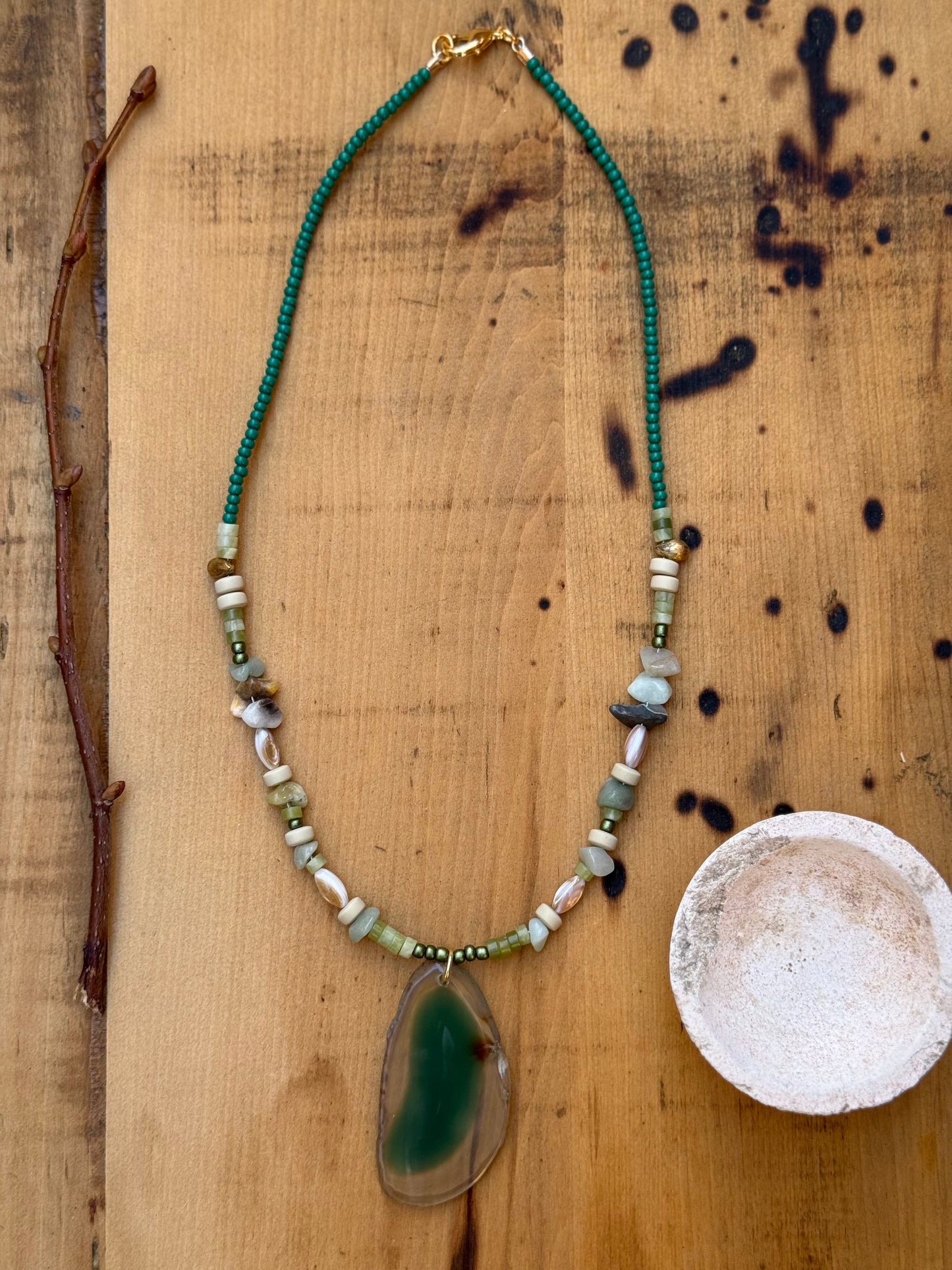 Pyewacket Agate Necklace