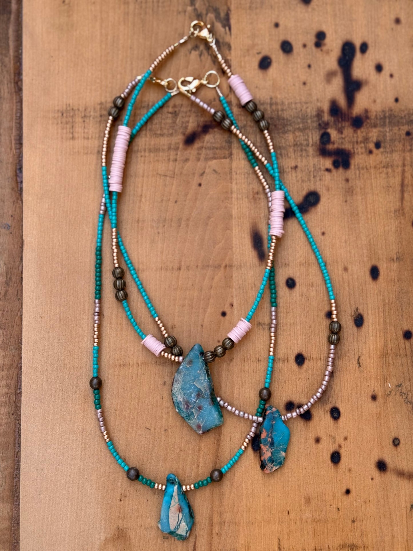 Pyewacket Turquoise Necklace Trio