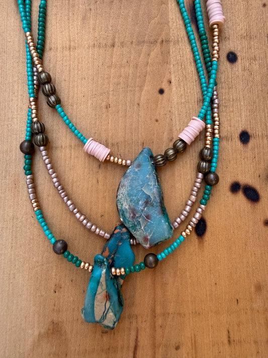 Pyewacket Turquoise Necklace Trio