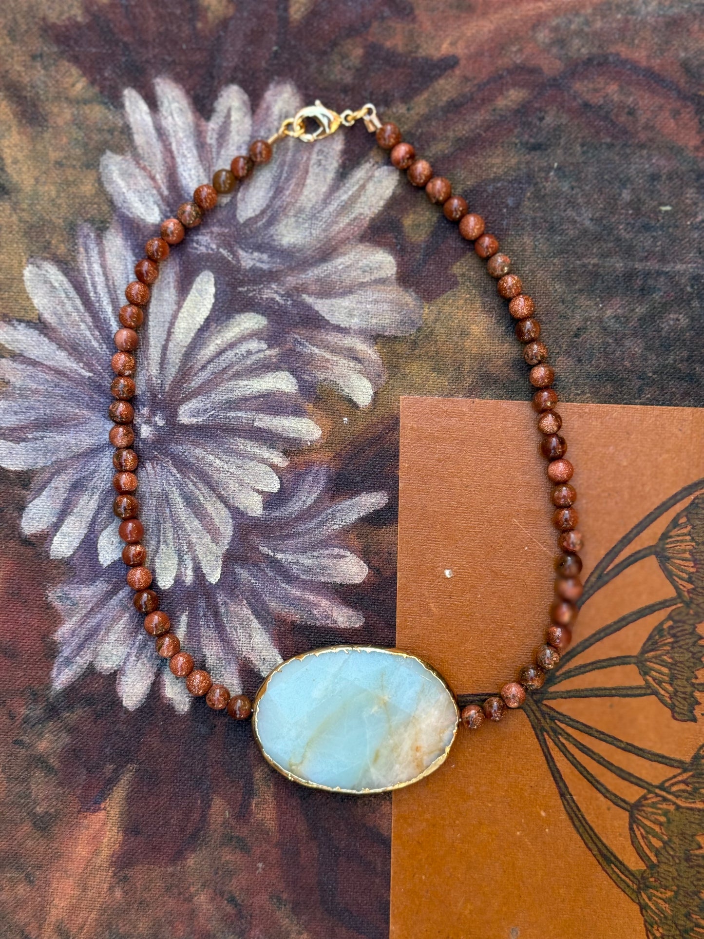 Pyewacket Large Agate Necklace