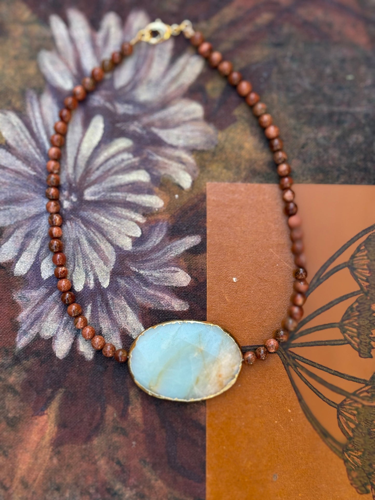 Pyewacket Large Agate Necklace