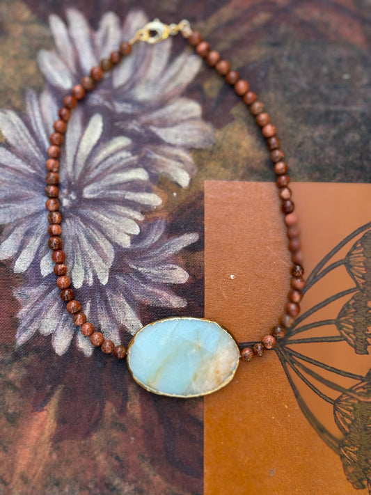 Pyewacket Large Agate Necklace