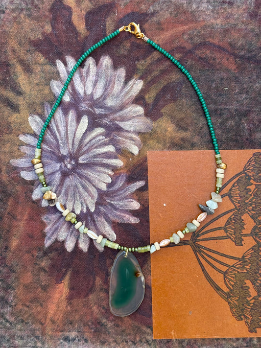 Pyewacket Agate Necklace