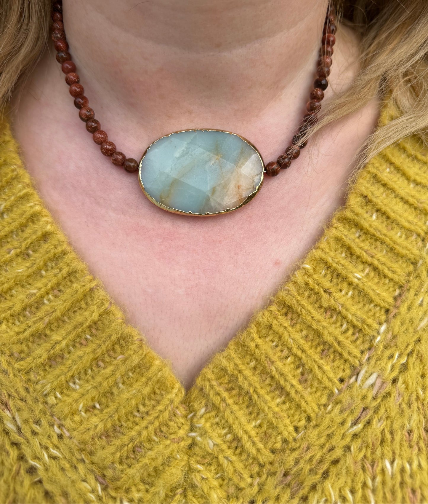 Pyewacket Large Agate Necklace