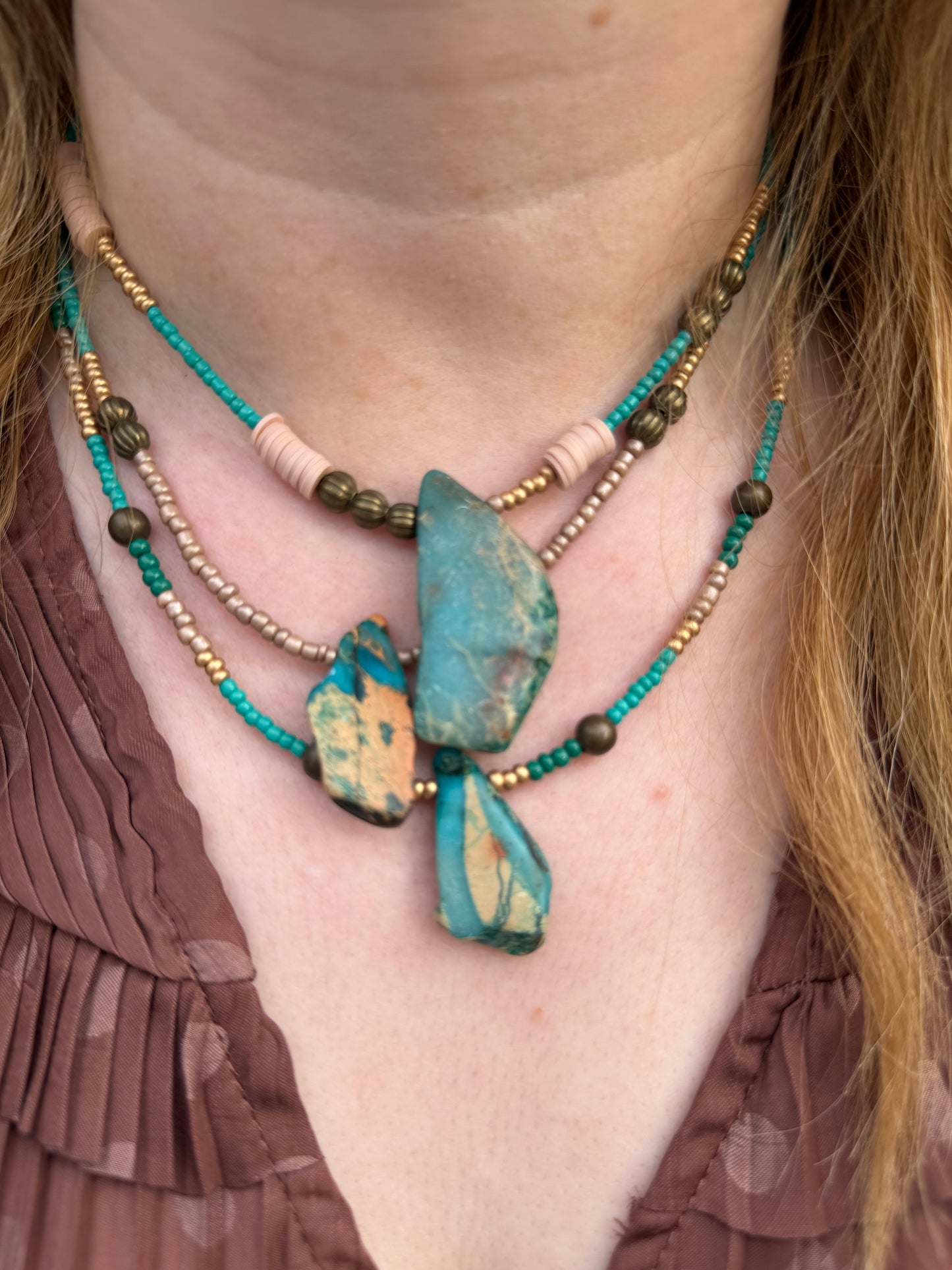 Pyewacket Turquoise Necklace Trio
