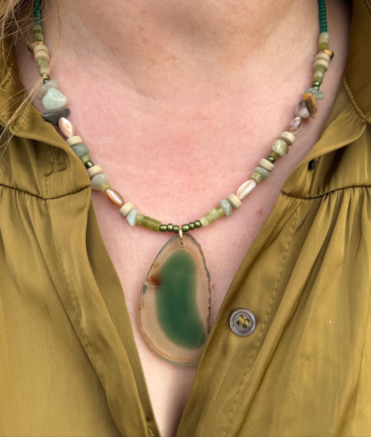 Pyewacket Agate Necklace