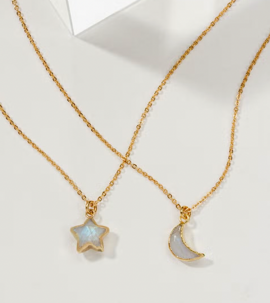 To The Moon And Back Necklace Set
