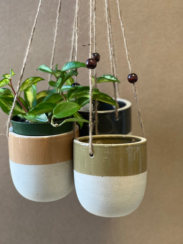 Stoneware Hanging Planter