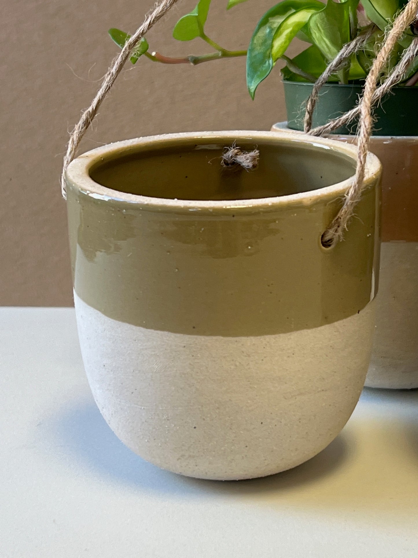 Stoneware Hanging Planter