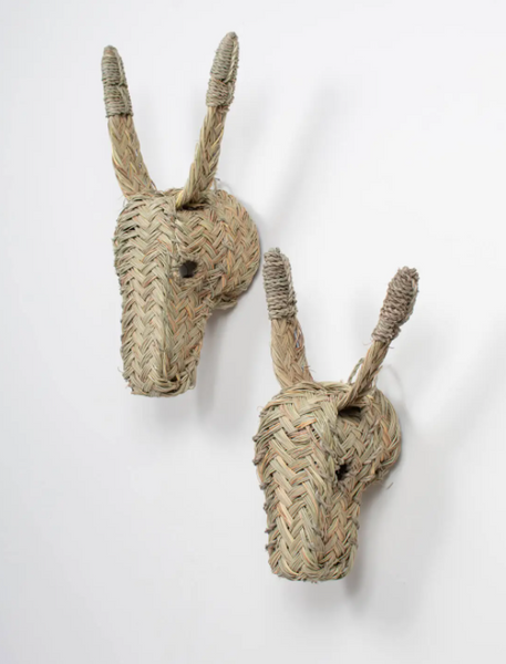 Handwoven Animal Heads