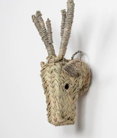 Handwoven Animal Heads