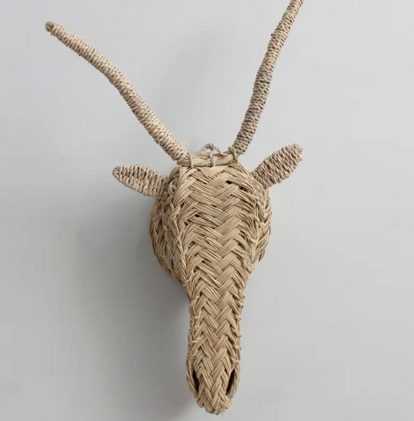 Handwoven Animal Heads