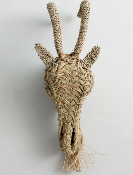 Handwoven Animal Heads
