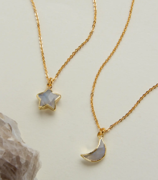 To The Moon And Back Necklace Set
