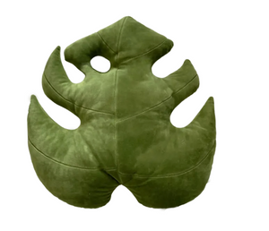 Monstera Deliciosa Leaf Pillow